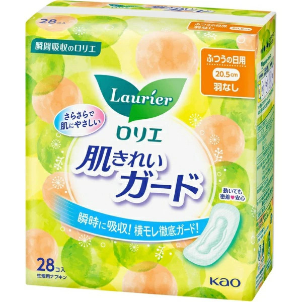 Laurier Женские прокладки для умеренных выделений без крылышек 28шт