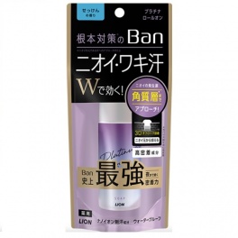 Наноионный дезодорант антиперспирант Lion Bang Ban Sweat Block Platinum свежий аромат мыла 40 мл
