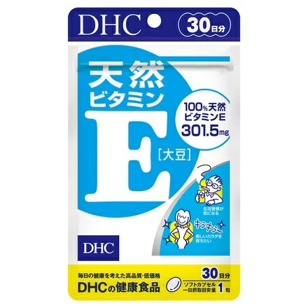 DHC Витамин E 30 капсул на 30 дней приема