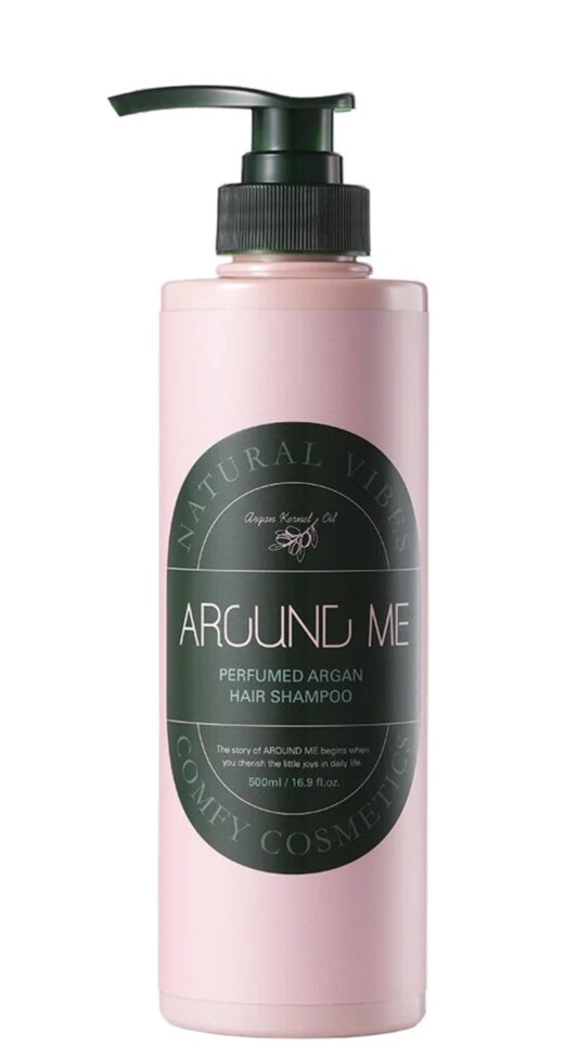 Around Me Perfumed Argan Hair Shampoo Шампунь для волос парфюмированный с экстрактом арганы 500мл