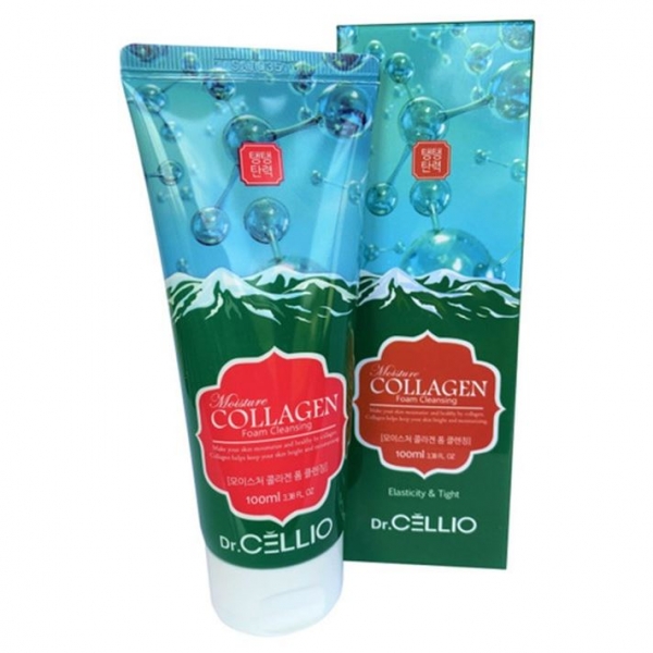 Dr.Cellio Пенка для умывания с коллагеном G70 Moisture Collagen Foam Cleansing, 100 мл