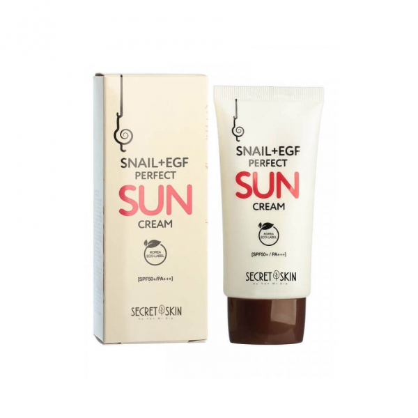Secret Skin Snail + Egf Perfect Sun Cream крем солнцезащитный SPF 50+++ 50мл