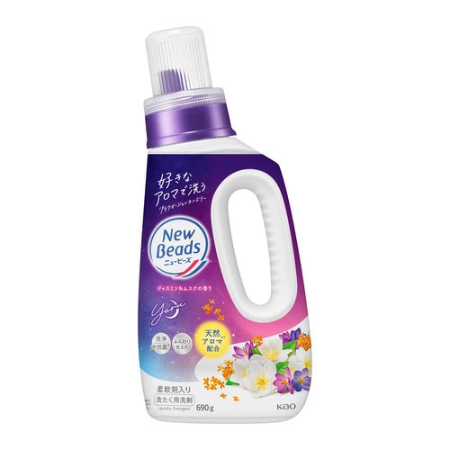 Kao New Beads Yoru Гель для стирки белья с ароматом жасмина и мускуса