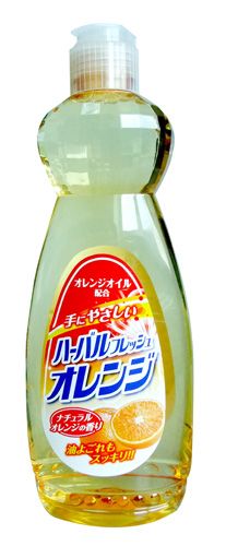 Mitsuei Средство для мытья посуды, овощей и фруктов с ароматом апельсина 0.6 л