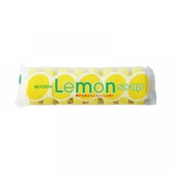 Туалетное мыло для всей семьи MIYOSHI с ароматом лимона 45г х8