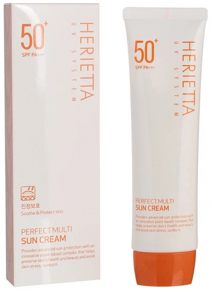 Универсальный солнцезащитный крем spf 50+ pa+++ Herietta Perfect Multi Sun Cream Spf50+ Pa++