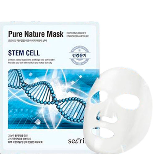 Маска для лица тканевая ANSKIN Secriss Pure Nature Mask Pack-Stem cell 25 мл