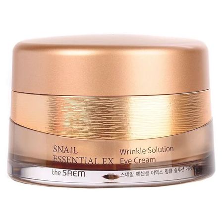 The Saem  Snail Essential EX Wrinkle Solution Eye Cream Крем для глаз антивозрастной 30 мл