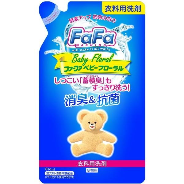 NS FaFa, Детское дезодорирующее средство для стирки белья с цветочно-лесным ароматом, 810 мл.
