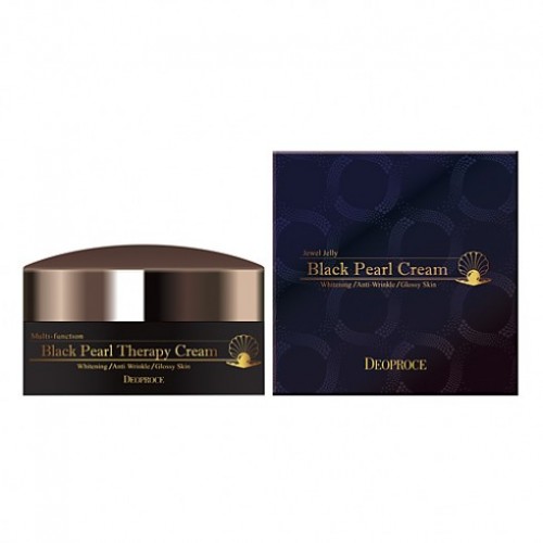 Крем для лица с черным жемчугом антивозрастной Deoproce Black Pearl Therapy Cream 100 гр