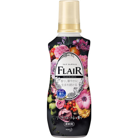 KAO Flair Fragrance Rich Floral Кондиционер-смягчитель для белья с богатым фруктово-ягодным ароматом и цветочными нотками 540мл