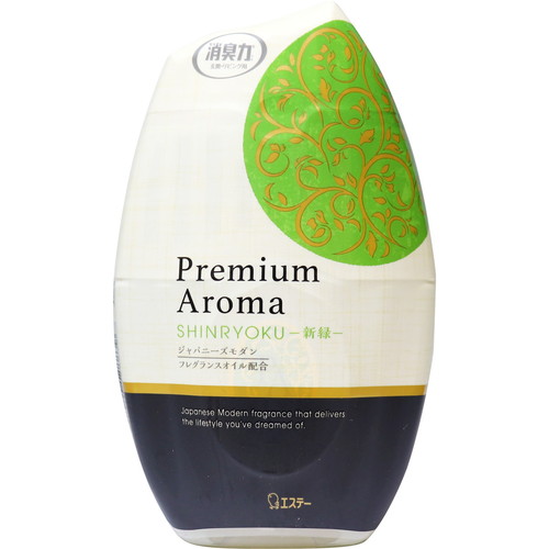 ST Shoushuuriki Жидкий дезодорант – ароматизатор для комнат с освежающим ароматом молодой зелени 400 мл