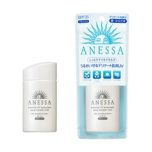 Санскрин эссенция для чувствительной кожи SHISEIDO Anessa Essence UV Aqua Booster mild SPF35 PA+++ 60 мл