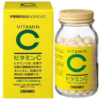 ORIHIRO Комплекс легкоусвояемого витамина С 1000мг № 300
