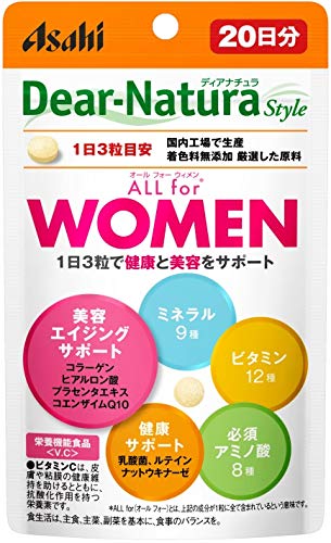 Asahi Dear-Natura Style ALL For WOMEN Мегакомплекс для женщин 60 таблеток на 20 дней приема