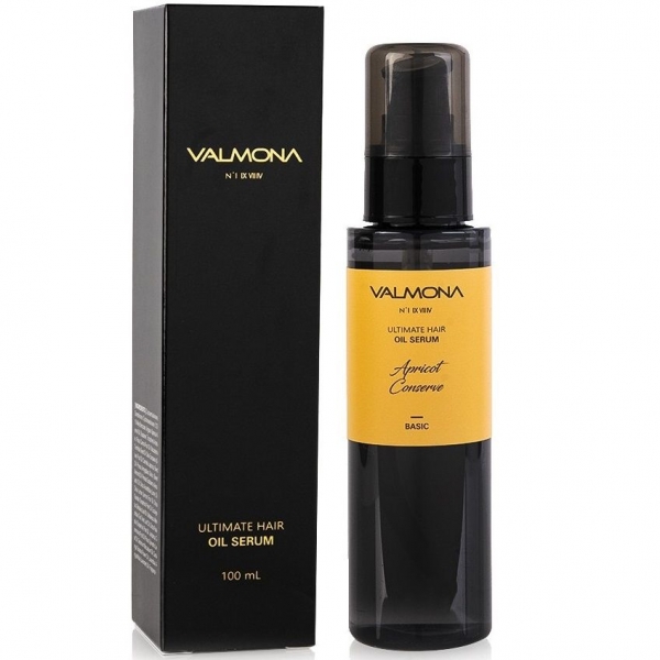 Evas Valmona Ultimate Hair Oil Serum Apricot Conserve Масляная сыворотка для восстановления волос с ароматом сладкого абрикоса 100 мл