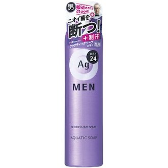 "SHISEIDO" "Ag DEO24" Дезодорант спрей-порошок с запахом свежего мыла для мужчин 100г