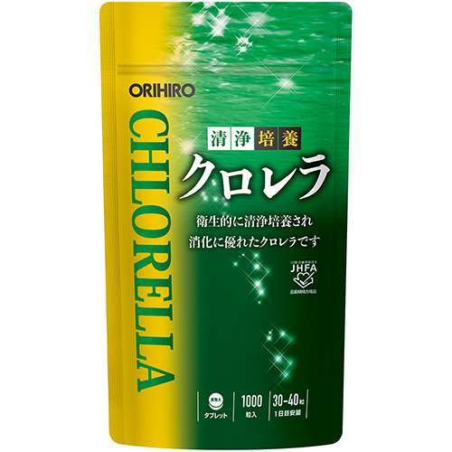 ORIHIRO Хлорелла источник витаминов и микроэлементов 1000 таблеток