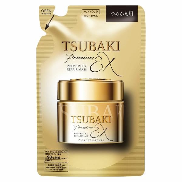 Shiseido Tsubaki Premium Repair Восстанавливающая экспресс маска для поврежденных волос с маслом камелии 150 гр