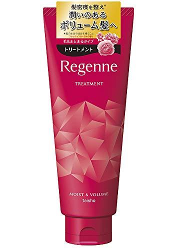Taisho Pharmaceutical Regenne S Treatment Moist & Volume Маска от выпадения волос для увлажнения и объема с цветочным ароматом 200 гр