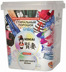 Kensai Высококонцентрированный стиральный порошок для цветного белья 600 г