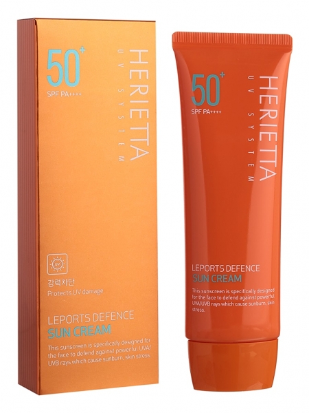 Стойкий солнцезащитный крем spf 50+ pa+++ Herietta Leports Defence Sun Cream Spf50+ Pa+++