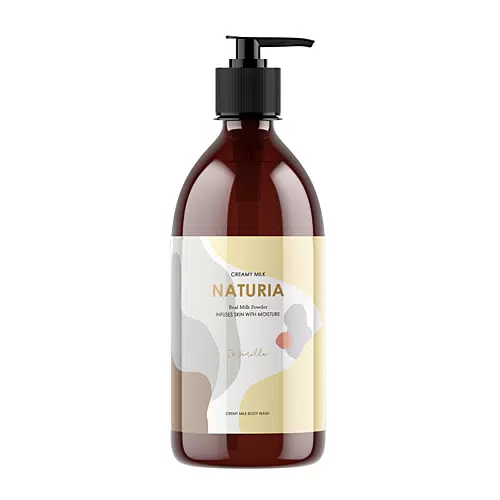 Naturia Creamy milk body wash so vanilla Гель для душа с ванилью 750 мл