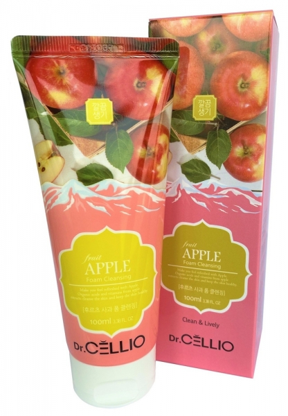 Dr. Cellio Пенка для умывания с экстрактом яблока G70 Fruit Apple Foam Cleansing, 100 мл