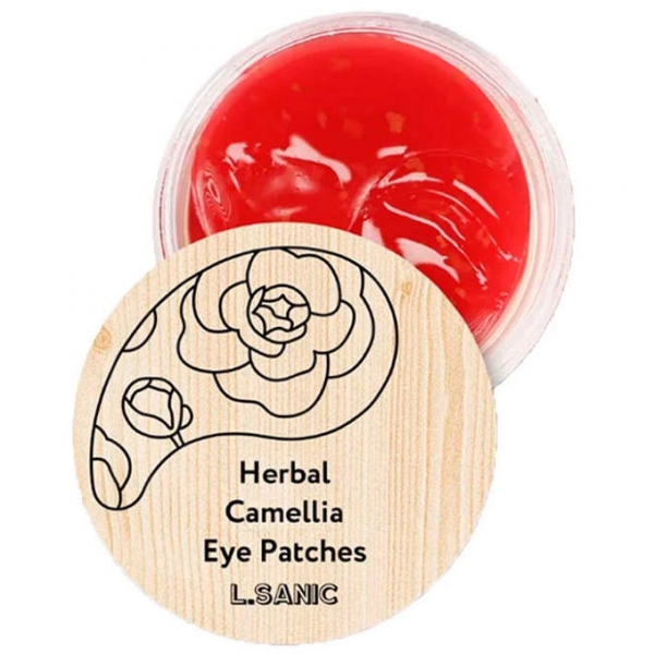 Гидрогелевые патчи с экстрактом камелии L’Sanic Herbal Camellia Hydrogel Eye Patches 60 шт