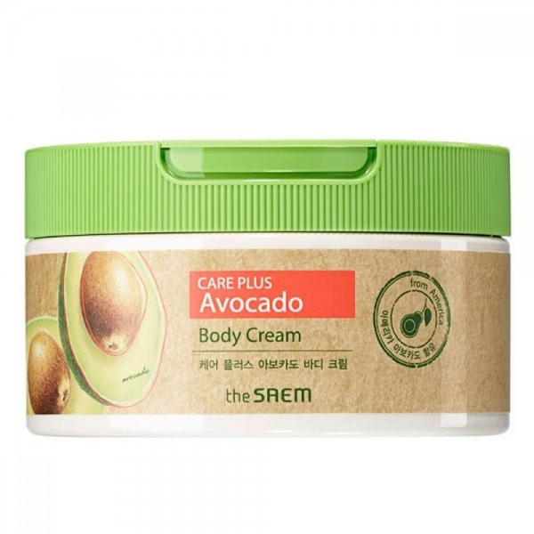 The Saem Care Plus Avocado Body Cream Крем для тела с экстрактом авокадо 300 мл