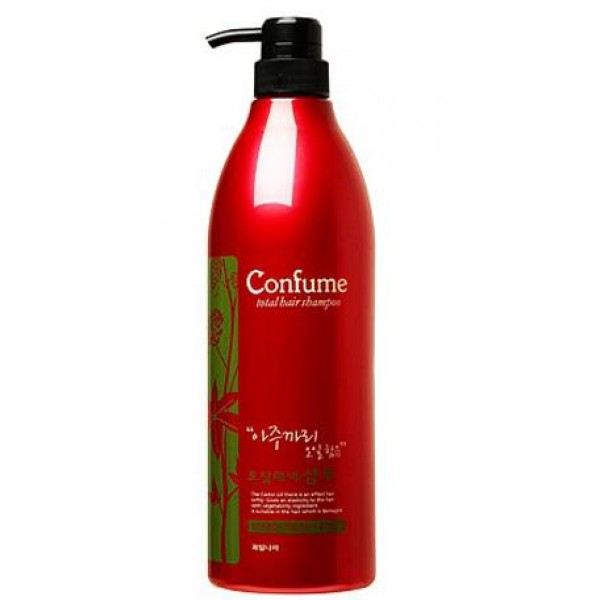 Шампунь для волос c касторовым маслом Welcos Confume Total Hair Shampoo 950 мл