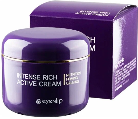 Eyenlip Intense Rich Active Cream крем для лица укрепляющий с экстрактом ферментированных соевых бобов 100мл