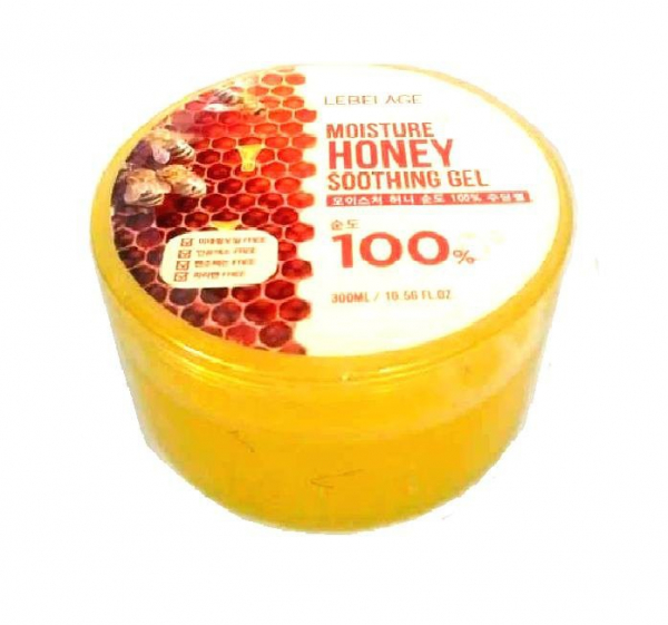 Увлажняющий успокаивающий гель с экстрактом мёда LEBELAGE Moisture Honey Purity 100% Soothing Gel 300 мл