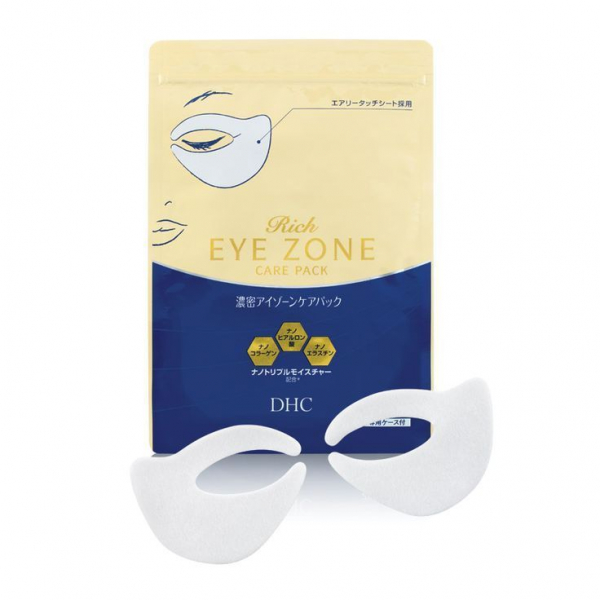 DHC Rich Eye Zone Care Pack Увлажняющие омолаживающие патчи для верхнего и нижнего века № 12
