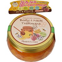 Manukas Cosmet Крем-гель для тела с медом мануки и маслом ши с запахом персика 250 гр