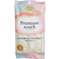 ST Family Premium touch Перчатки  для бытовых и хозяйственных нужд (винил, пропитаны гиалуроновой кислотой, средней толщины) размер S
