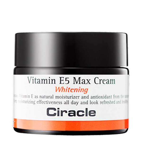 Ciracle Vitamin E5 Max Cream Крем для лица осветляющий 50мл