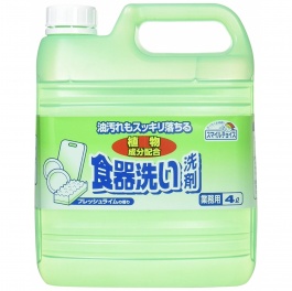 Mitsuei Средство для мытья посуды, овощей и фруктов (аромат лайма) 4 л