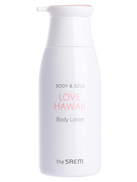 The Saem Лосьон для тела с ароматом гибискуса Body & Soul Love Hawaii Body Lotion, 300 мл