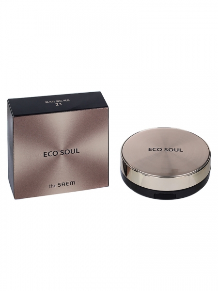 Eco Soul Luxury Gold Pact 21 Light Beige Пудра компактная золотая 21 тон 9 г