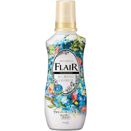KAO Flair Fragrance Flower Harmony Кондиционер-смягчитель для белья, с ароматом цветочной гармонии 540 мл