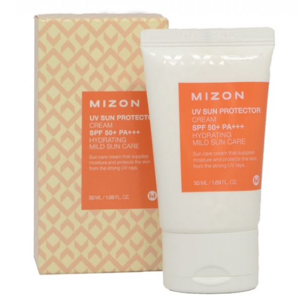 Солнцезащитный крем для лица с бета-глюканом MIZON UV Sun Protector Cream SPF 50+ PA+++ 50 мл