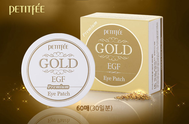Гидрогелевые патчи для век с золотыми частицами и фактором роста EGF Petitfee Gold & EGF Eye & Spot Patch