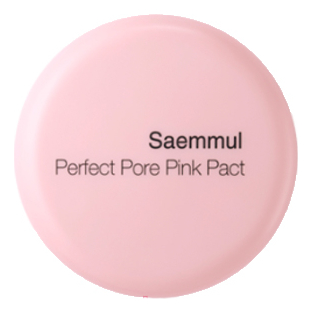Saemmul Perfect Pore Pink Pact Пудра розовая с каламином для проблемной кожи 11г