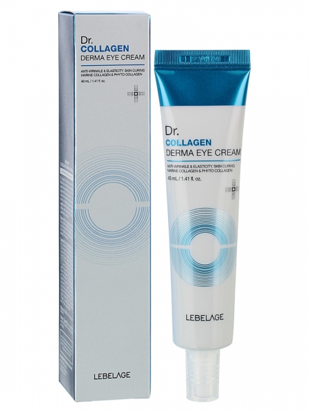 LEBELAGE Крем для кожи вокруг глаз с коллагеном Dr. COLLAGEN DERMA EYE CREAM 40ml