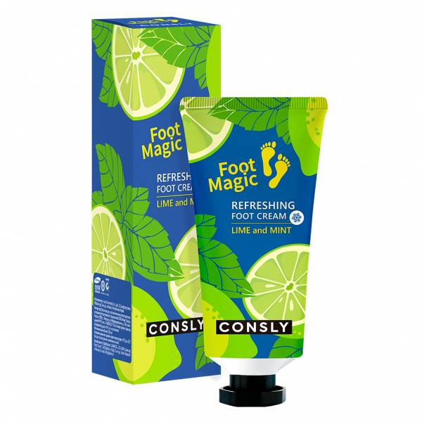 Consly Крем для ног освежающий Refreshing Foot Cream 100 мл