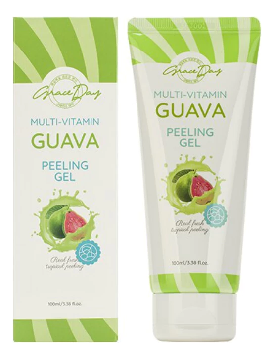 GRACE DAY Отшелушивающий пилинг-гель для лица с экстрактом гуавы Multi-Vitamin Guava Peeling Gel 100мл