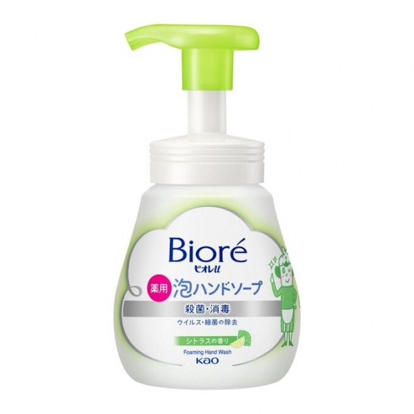 Biore U Foaming Hand Soap Citrus Мыло-пенка для рук цитрусовый аромат, бут 240мл