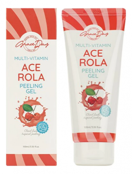 GRACE DAY Отшелушивающий пилинг-гель для лица с экстрактом ацеролы Multi-Vitamin Acerola Peeling Gel 100мл