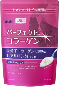 Asahi Perfect Collagen Powder Низкомолекулярный коллаген и 12 компонентов для красоты и молодости 225 г